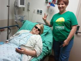 Me in Pre-op with Diane and family
